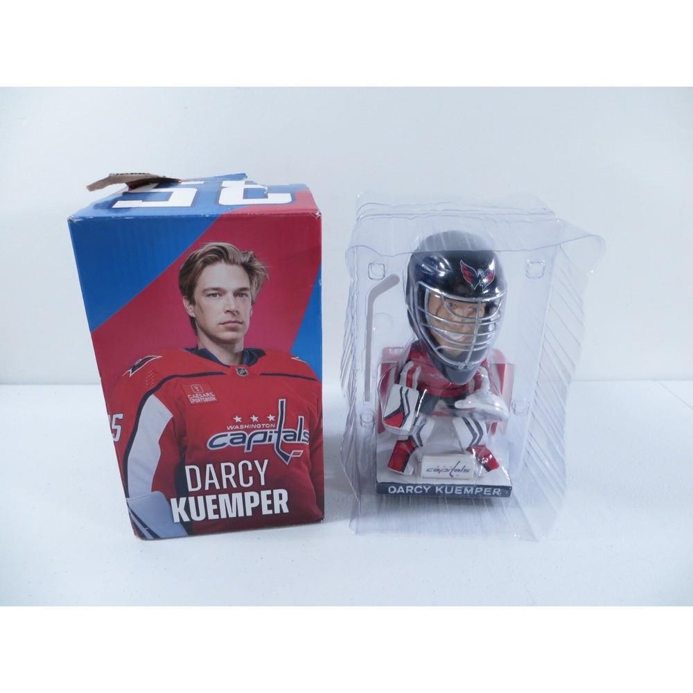 Washington Capitals Darcy Kuemper Bobblehead NHL Stadium Giveaway 03/26/2024‎